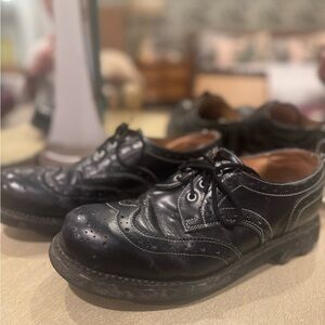 Fluevog Classic Black Leather Men's Shoes